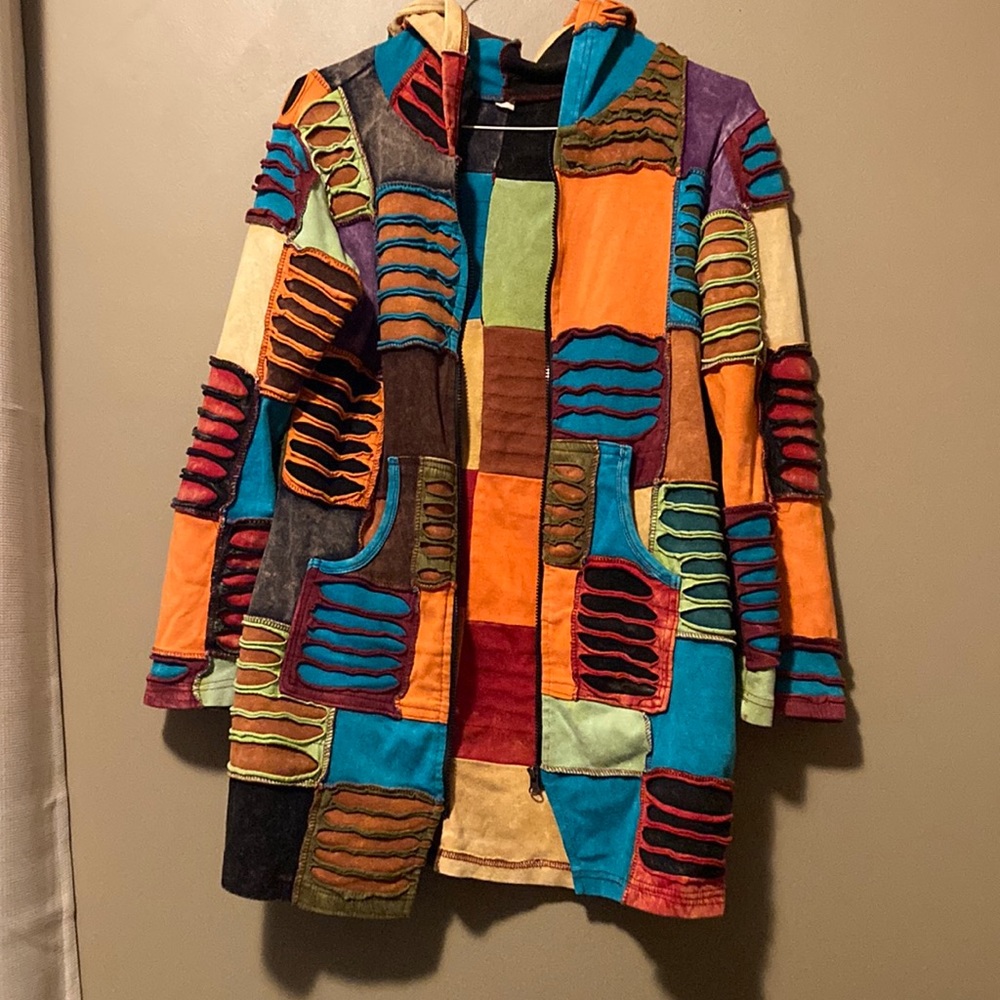 Cute boho zip-up